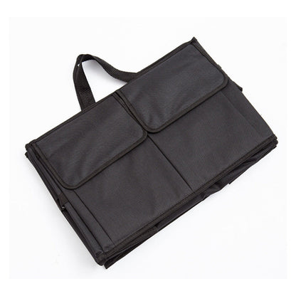Collapsible Car Trunk Organizer with Multi-Compartments for Tools & Storage