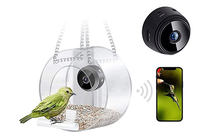 1080P WiFi Smart Bird Feeder with Camera for Closeup Shots