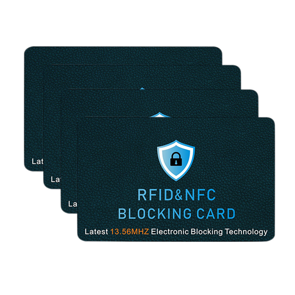 4 Pack RFID NFC Anti Theft Card Protector for Wallets and Passports