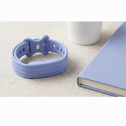 2 Piece Silicone Band Replacement for Google Fitbit Air-Blue and Purple