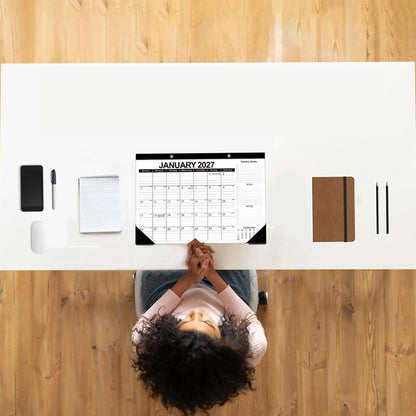 18 Monthly Wall Calendar Monthly Desk Calendar with To-do List