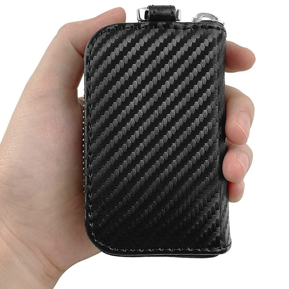Faraday Bag Key Fob Protector RFID Signal Barrier Anti-Theft Pouch-Black