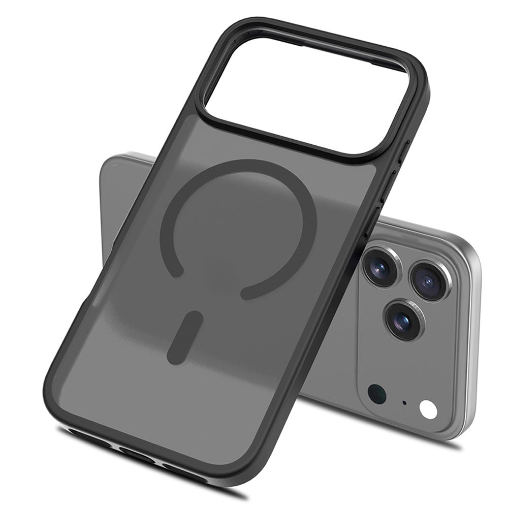 Magnetized MagSafe Phone Case ¨C Shockproof Matte Protective Cover for iPhone 17 Pro Max and 17 Air Black