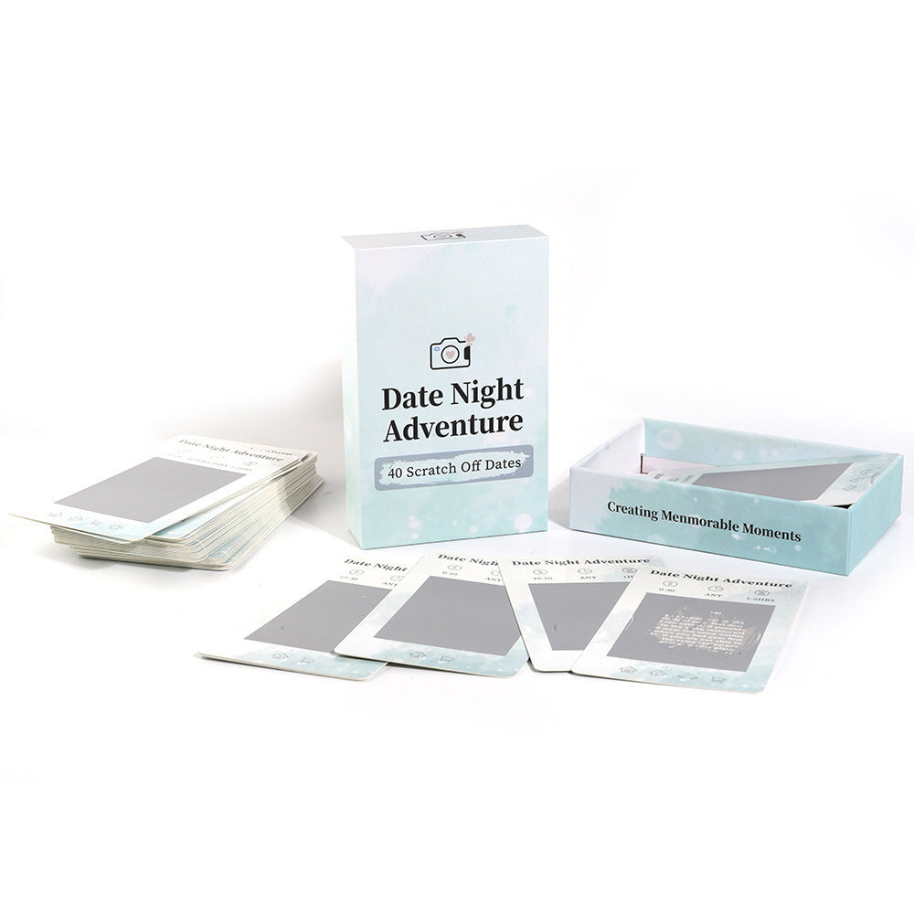 40 Ideas Card Games Date Night Adventure Scratch Off Card Board Game For Couples