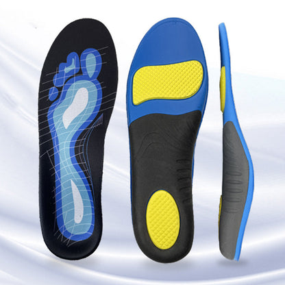 2 Pairs of Arch Support Insoles Plantar for Flat Feet Heel