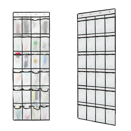 24 Grid Hanging Shoe Organizer Over The Door Organizer Shoe Rack Door Hanging Storage