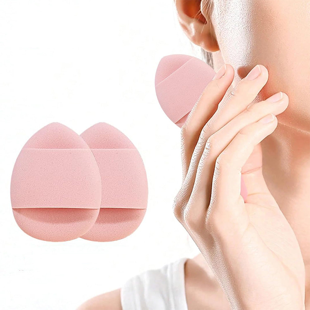 Makeup Sponge Set with Case Triangle Puff for Liquid Cream Powder-14 Piece Set
