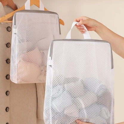 4 Pack 3D Polyester Mesh Laundry Bags with Handles