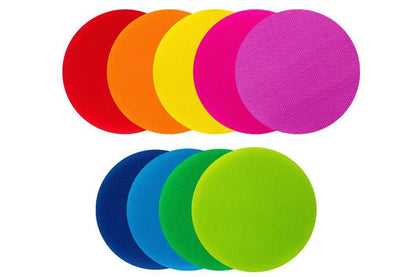 48PCS Round Carpet Spot Markers Classroom Teaching Game Tool