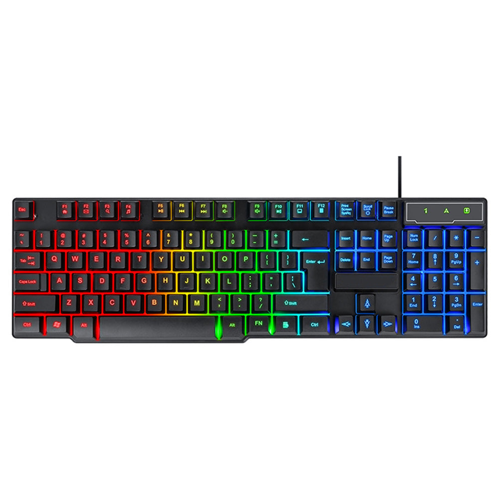 Wired Gaming Keyboard and Mouse Set with RGB Backlight