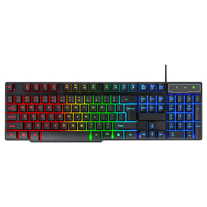 Wired Gaming Keyboard and Mouse Set with RGB Backlight