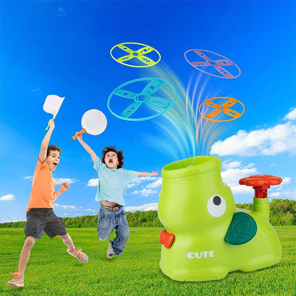 Outdoor Flying Disc Launcher Game Toys for Kids Outdoor Summer Toys