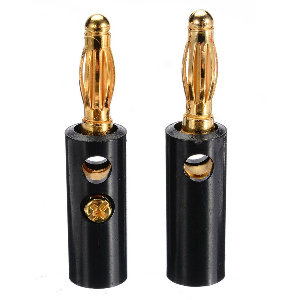 40 PCS Banana Plug Set 0.4cm Speaker Connectors-Black