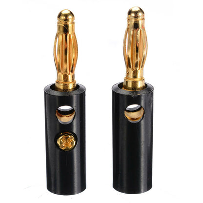 40 PCS Banana Plug Set 0.4cm Speaker Connectors-Black