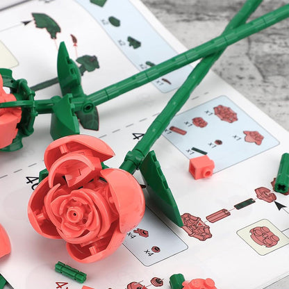 Wildflower Bouquet Building Blocks ¨C Creative DIY Flower Model Toy Set for Home Decoration