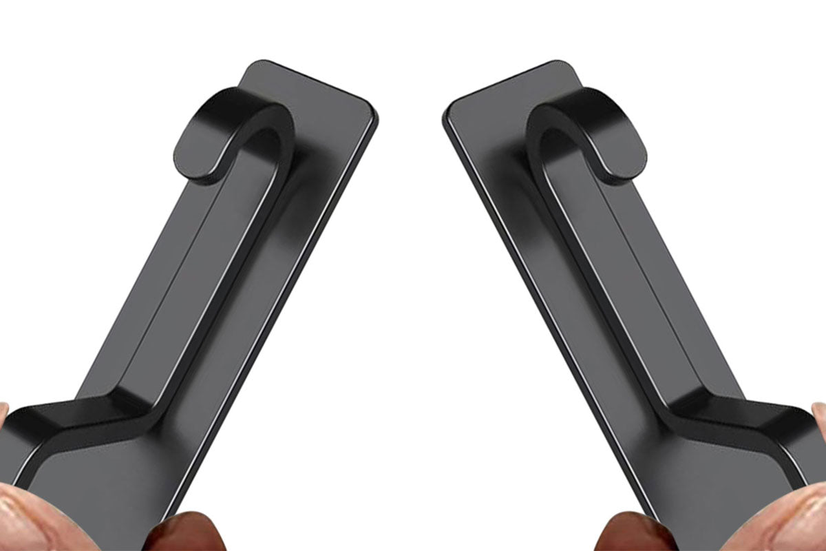 8Pcs Self Adhesive Wall Hook Double Hook Hanger Home Kitchen Bathroom Hanger Cabinet Tool