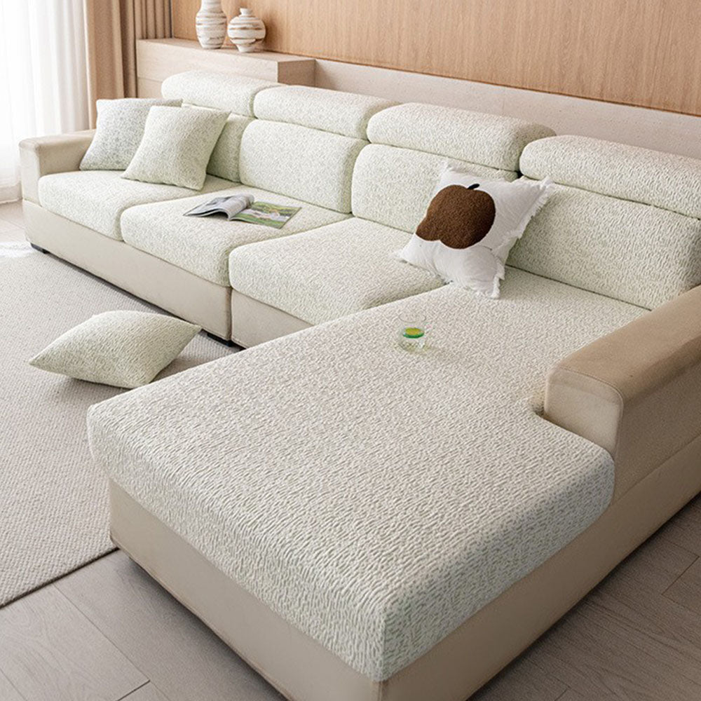 Cool-Touch Stretch Sofa Seat Cover Anti-Scratch Cushion Slipcover Green S