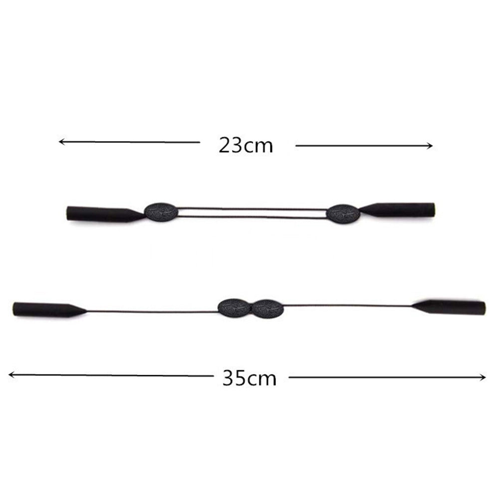 3Pcs Adjustable Glasses Strap Silicone Anti-Slip Eyewear Retainer Cord