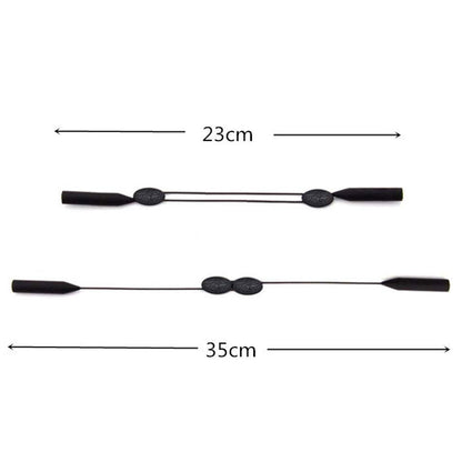 3Pcs Adjustable Glasses Strap Silicone Anti-Slip Eyewear Retainer Cord