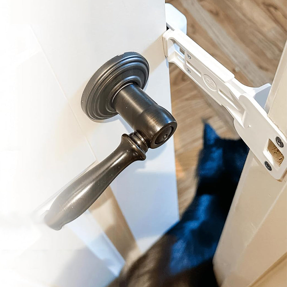 Stretchable Door Prop for Cats Cat Door Latch Holder Dog Proof Door Stopper
