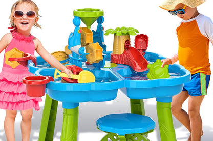 Sand Water Play Table Pool Toy Educational Beach Kids Pretend Set