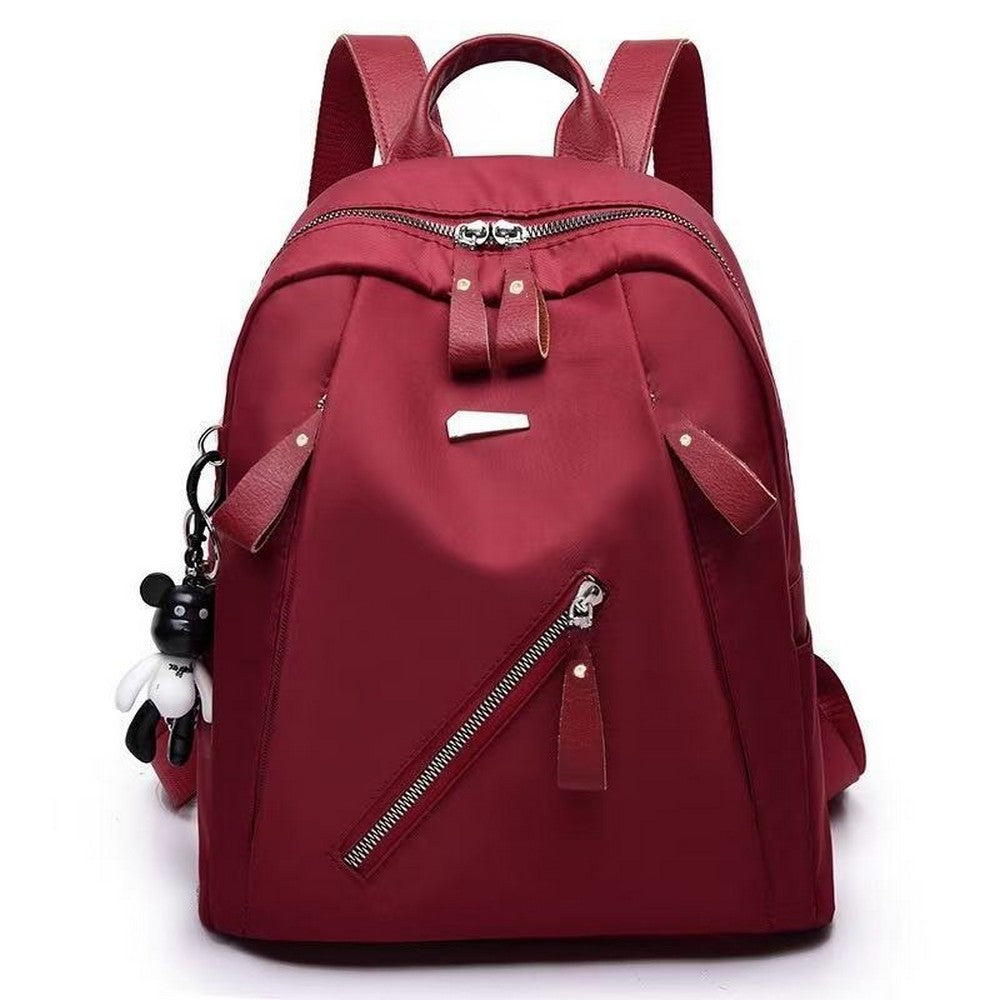 Student Laptop Backpack Middle High School Bookbag Travel Daypack-Red