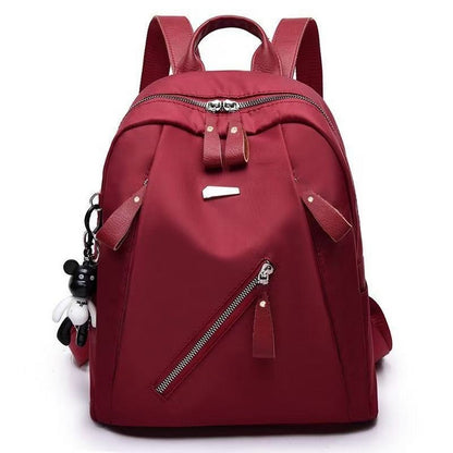 Student Laptop Backpack Middle High School Bookbag Travel Daypack-Red