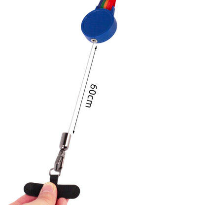 2Pcs Retractable Phone Tether with Carabiner