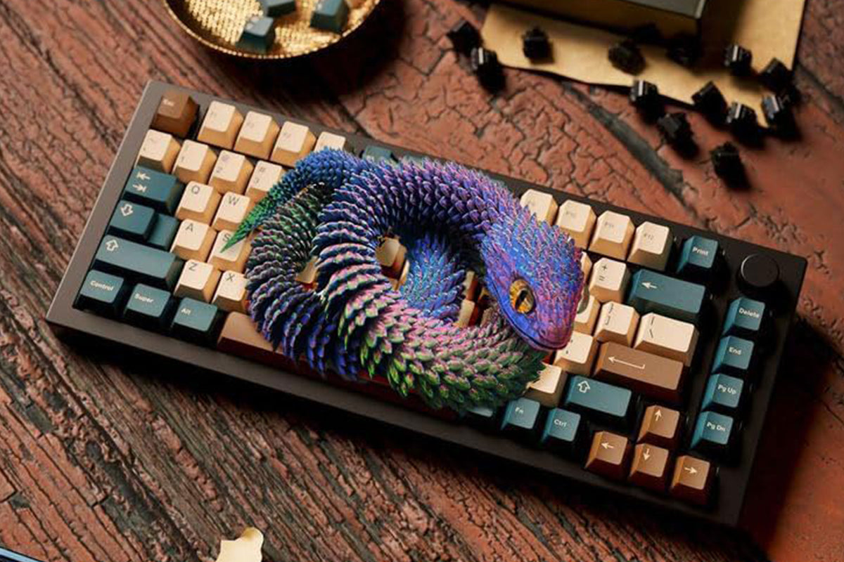 3D Printed Snake Year of The Snake Articulated Fidget Toy for Adults Boys Girls