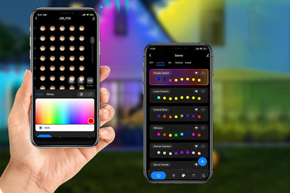 Christmas APP Control Smart Eave Lights Xmas Permanent Outdoor String Lights