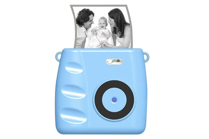Instant Print Camera Portable Digital Camera With 32G TF Card-Blue