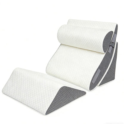 4Pcs Wedge Pillow Set for After Surgery Bed Wedge Pillow for GERD Snoring -Black