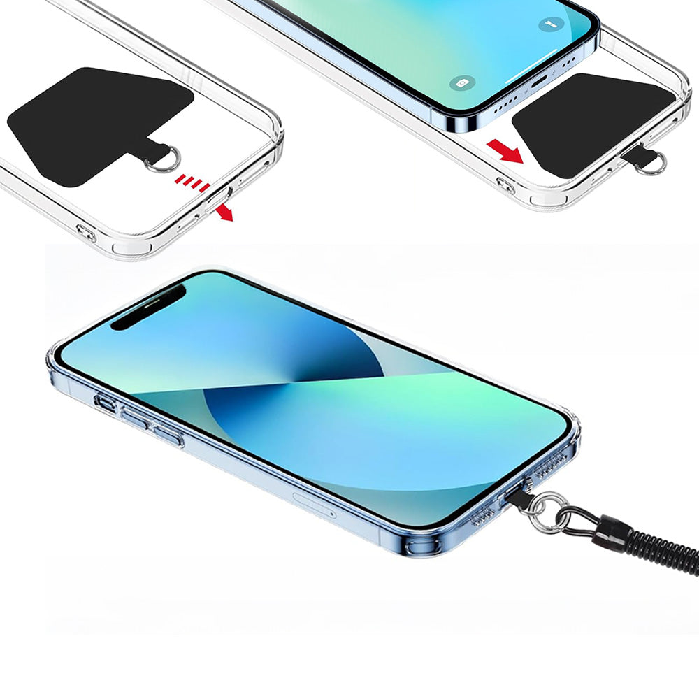 Retractable Phone Lanyard Anti Loss Strap with Mount Patch Set