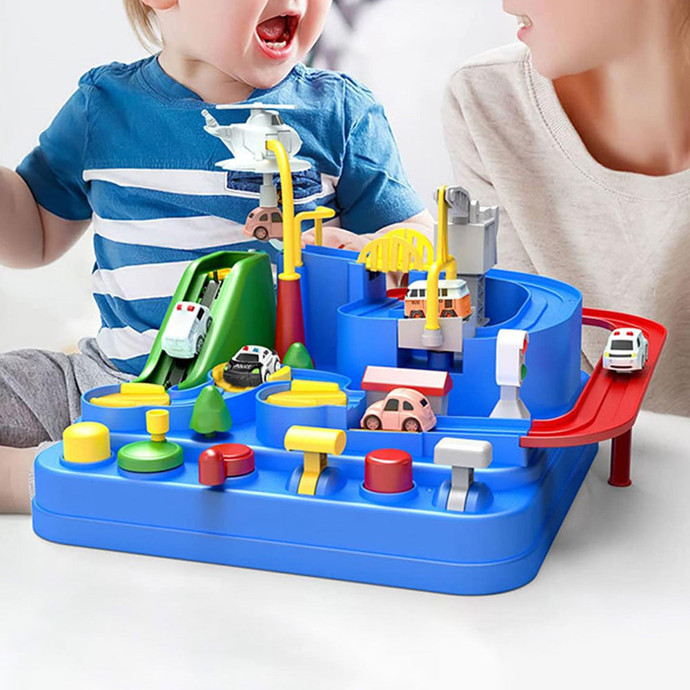 TEMI Race Toys Car Kids Track City Car Toy for Birthday Chirstmas