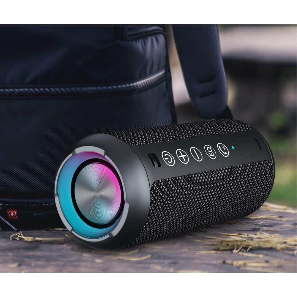 Portable Bluetooth Speaker IPX7 Waterproof Wireless Speaker for Birthday Party-black