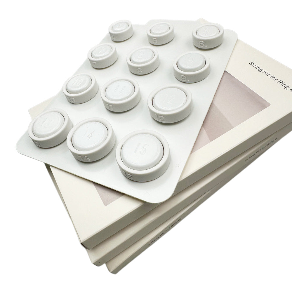 12-Piece Ring Sizer Set Compatible With Oura Ring 4 Unisex