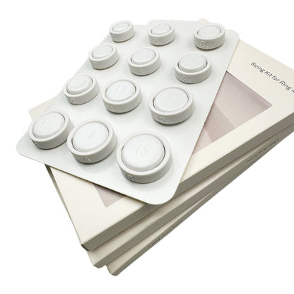 12-Piece Ring Sizer Set Compatible With Oura Ring 4 Unisex