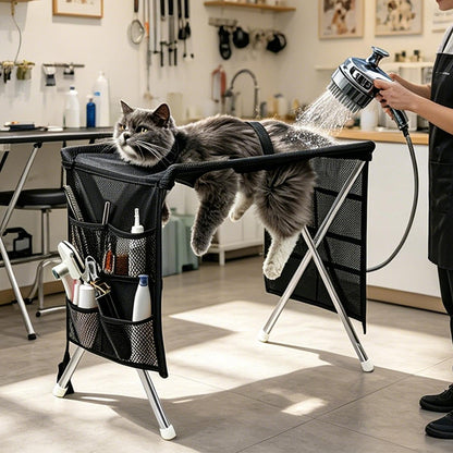 Pet Grooming Hammock Bed Dog Nail Cutting Hammock - Black