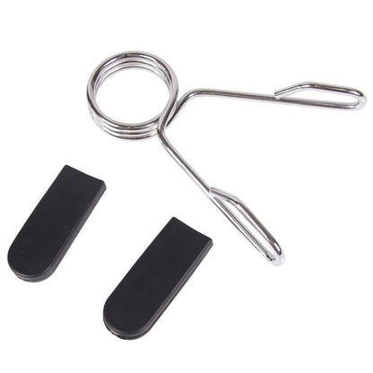 4 Pack 25mm Barbell Spring Clips Gym Weight Lifting Clamps for Dumbbell Bar Lock