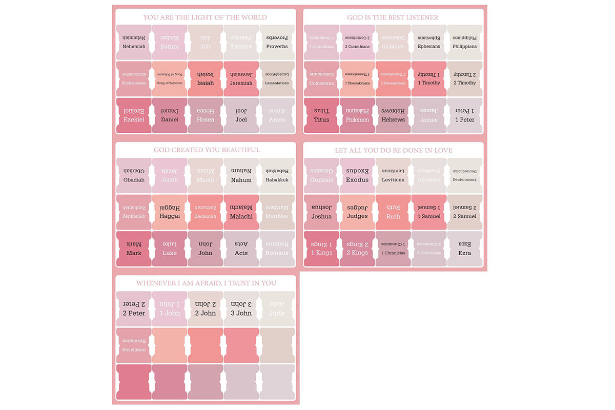 Laminated Bible Tabs Easy to Read and Apply Bible Tabs Bible Index Tabs