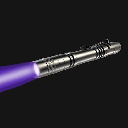 395nm Mini Ultraviolet Pen Flashlight with Pocket Clip
