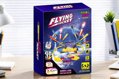 Dueling Rocket Launcher Toys With 8 Rockets Foam Blaster Toy Set For  Little Ones