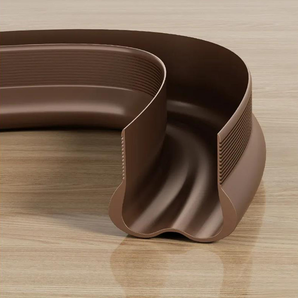 Door Draft Stopper Under Door Draft Blocker Noise Cold Air Draft Guard Door Gap Sealing Brown