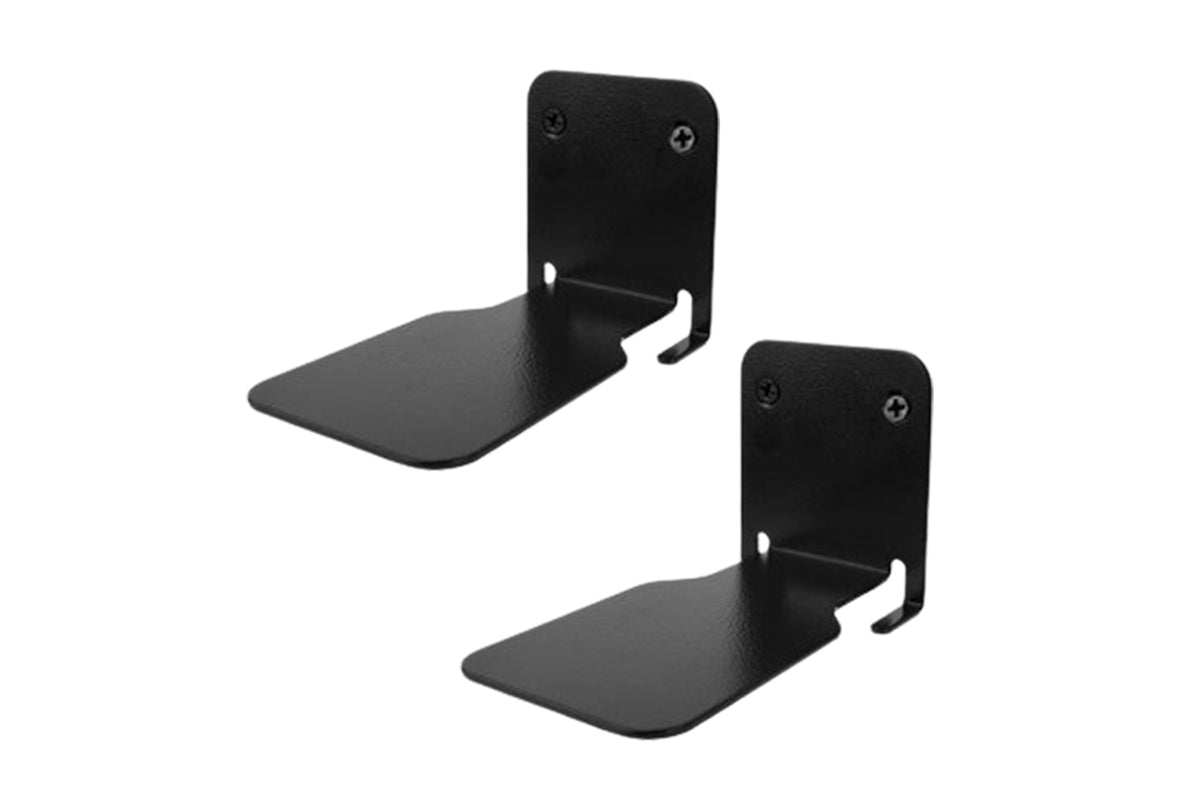 2Pcs Wall Mounted Invisible Floating Bookshelf Book Display Black