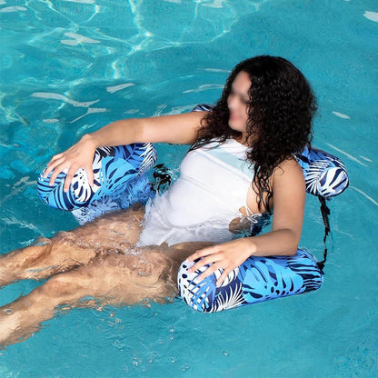 Inflatable Pool Floats ¨C Adult Floating Lounge Chairs for Summer Beach and Pool Parties Blue