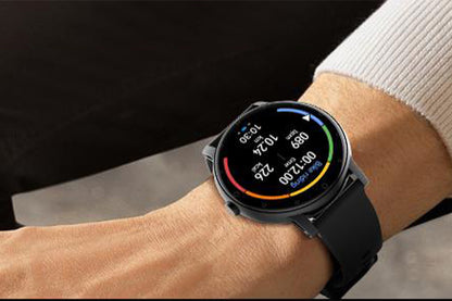 Smart Watches for Men Bluetooth Call Military Smart Watch with Heart Rate Sleep Monitor-Black