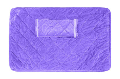 USB Heating Pad Portable 5V Heated Travel Blanket Pads For Car Airplane-Purple