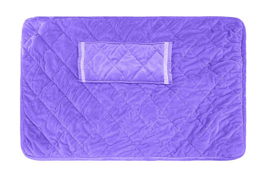 USB Heating Pad Portable 5V Heated Travel Blanket Pads For Car Airplane-Purple