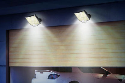 2Pcs 106 LED Solar Motion Sensor Light Outdoor Wall Security Garden Flood Lamp