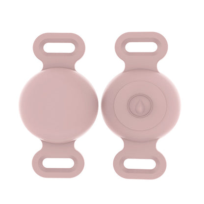 Ultra-Durable Anti-Lost Lightweight Silicone Waterproof Airtag Dog Collar Holder Cat Collar Cover-Pink